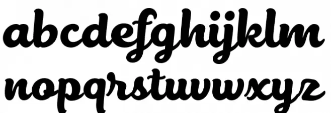 Belmonte फ़ॉन्ट लोअरकेस