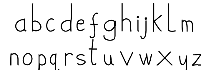BelmulletFont Font LOWERCASE
