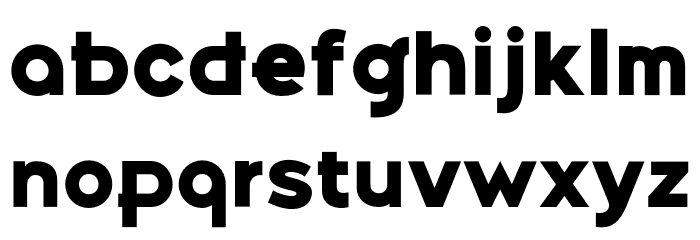 Belong Sans ExtraBold Font LOWERCASE