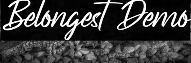 Belongest Demo Font examples