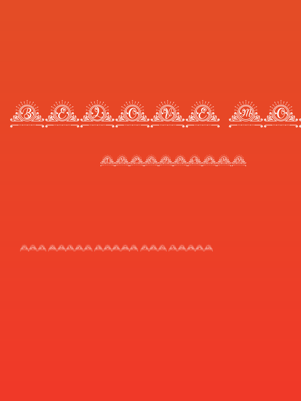 Belove Monogram Poster