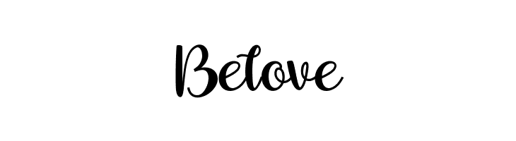 Belove  免费字体下载