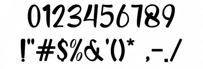 Belove Font OTHER CHARS