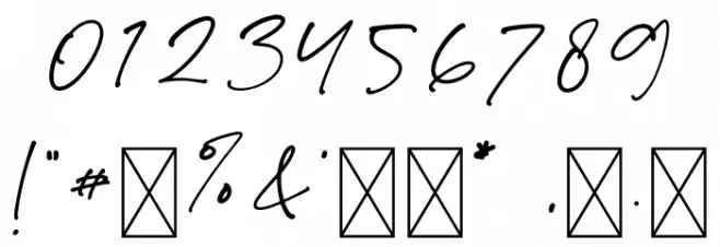 Belove Font OTHER CHARS