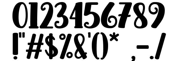 Beloved Cheryl - Personal Use Font OTHER CHARS