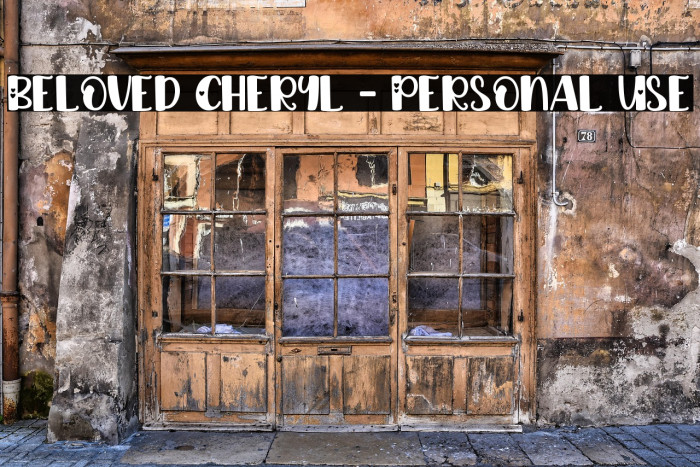 Beloved Cheryl - Personal Use Example 1