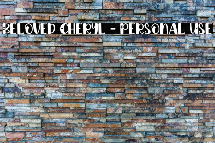 Beloved Cheryl - Personal Use Example 3