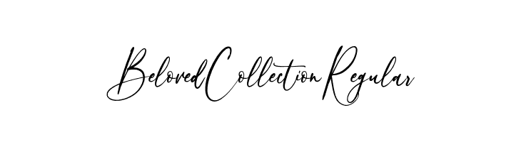 Beloved Collection Regular  Fuentes Gratis Descargar