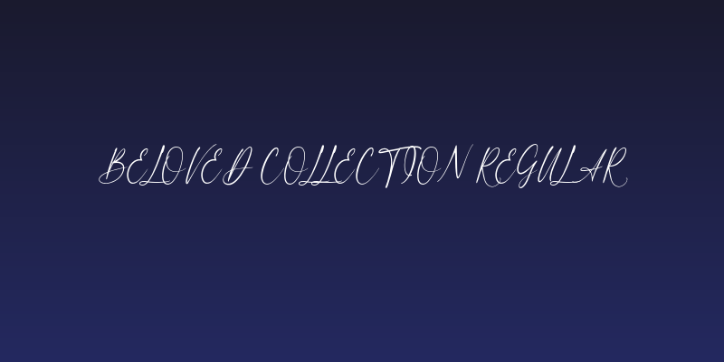 Beloved Collection Regular Social Header