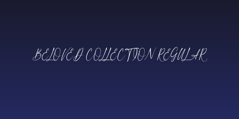 Beloved Collection Regular Social Header