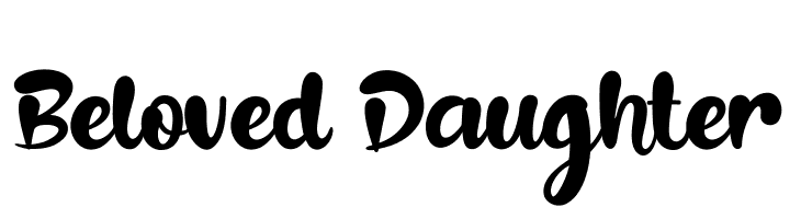 Beloved Daughter  les polices de caractères gratuit tlcharger