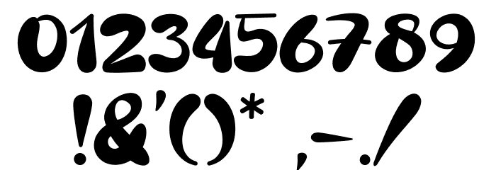 Beloved Daughter Font OTHER CHARS
