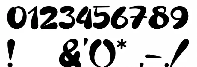 Beloved Daughter Font OTHER CHARS