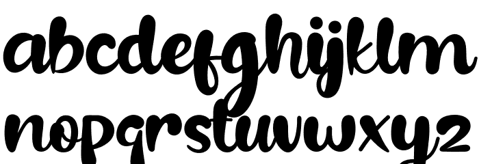 Beloved Daughter Font LOWERCASE