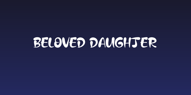 Beloved Daughter Social Header