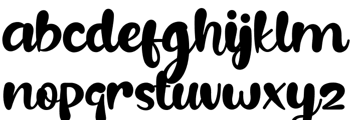 Beloved Daughter Font LOWERCASE