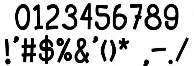 Beloved Girl Font OTHER CHARS