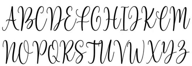 Beloved Matisa Demo Schriftart Groß
