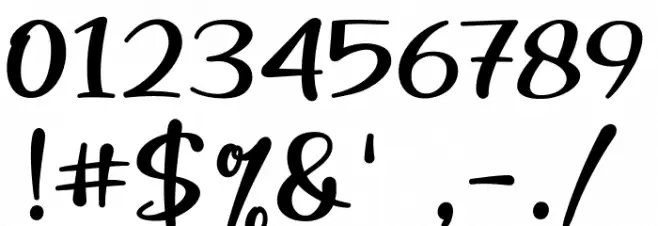 Beloved Teacher Font OTHER CHARS