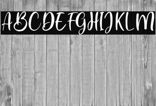 Beloved Font examples