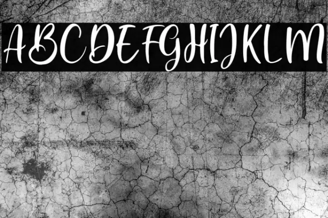 Beloved Font examples