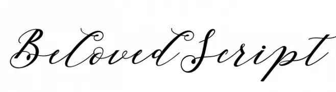 BelovedScript  フリーフォントのダウンロード