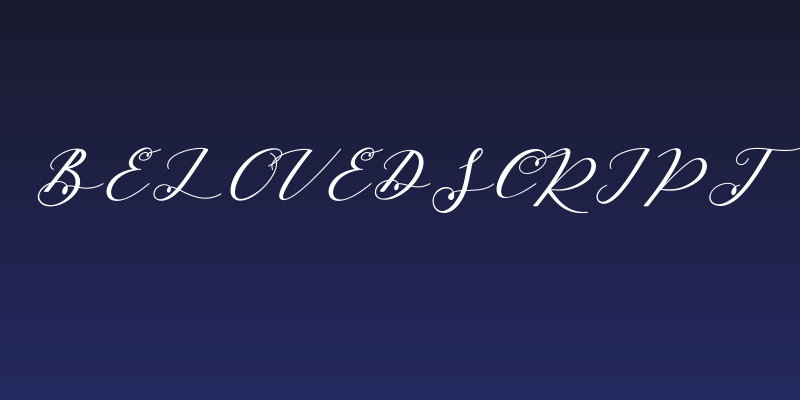 BelovedScript Social Header