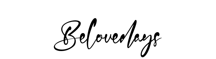 Belovedays  Descarca Fonturi Gratis