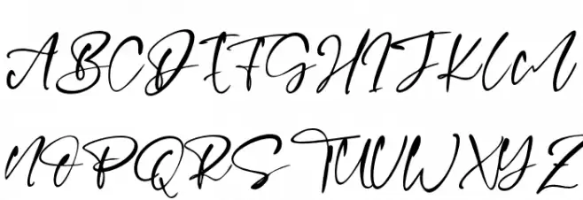 Belovedays Font UPPERCASE