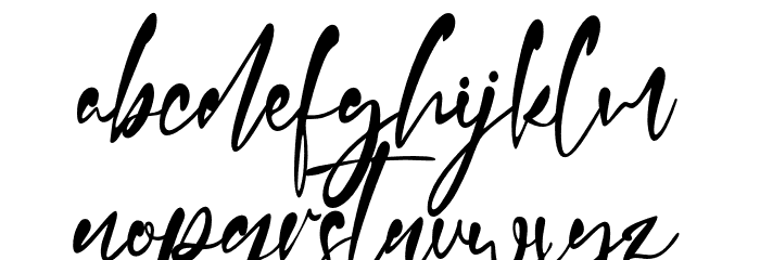 Belovedays Font LOWERCASE