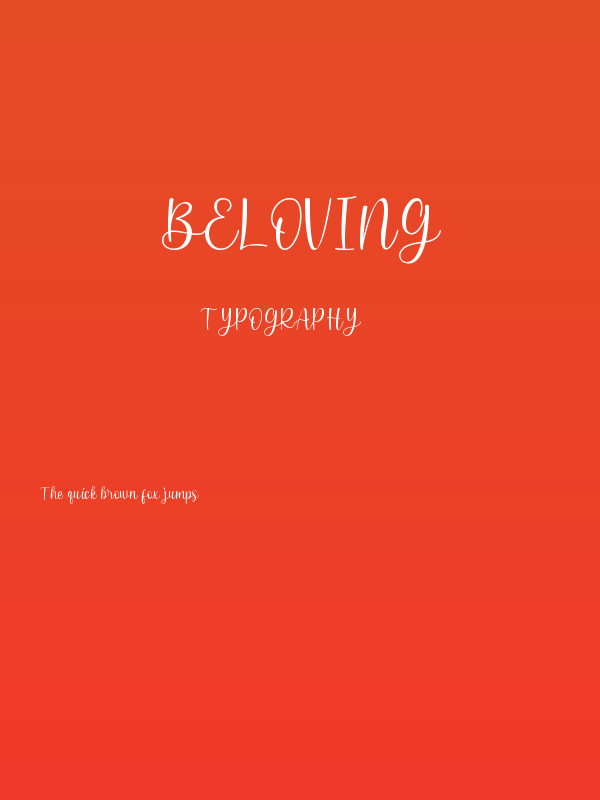 Beloving Poster