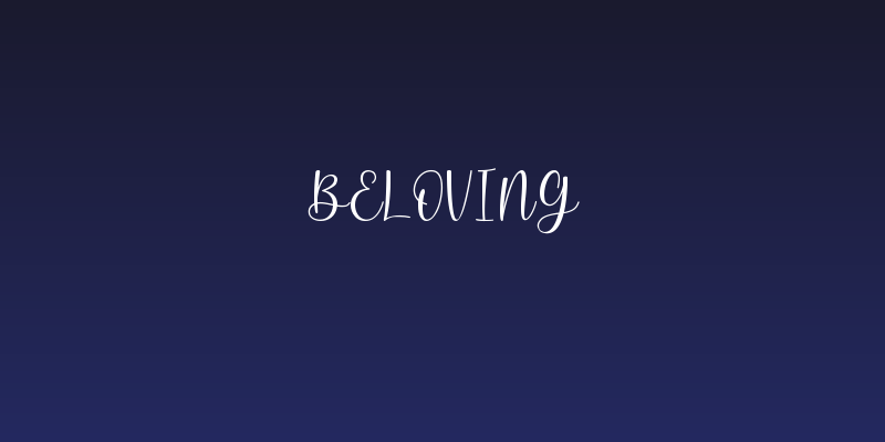 Beloving Social Header