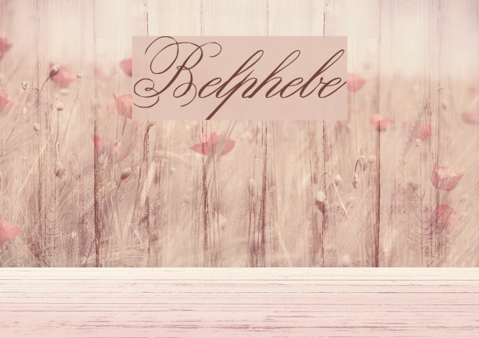 Belphebe Font examples