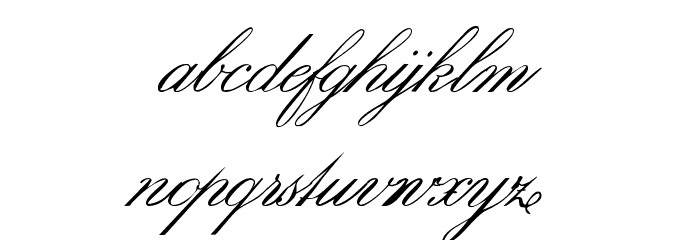 Belphebe Font LOWERCASE