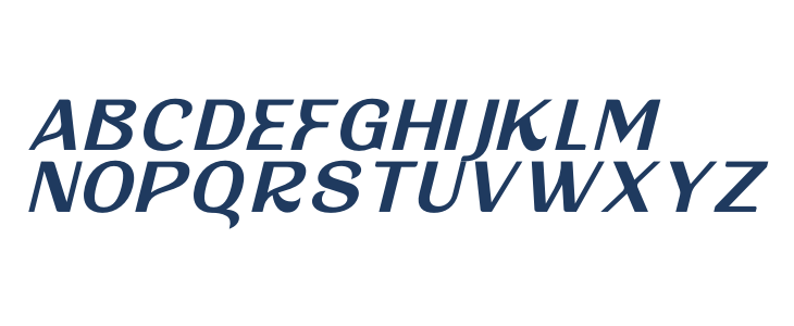 Belriner Italic Lowercase