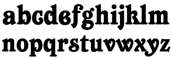 Belshaw Font LOWERCASE