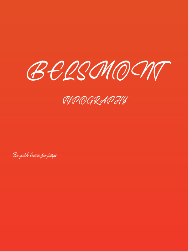 Belsmont Poster