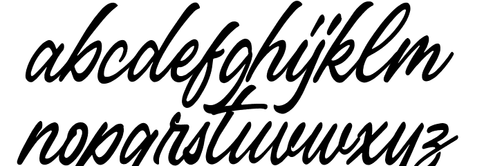 Belsmont Font LOWERCASE