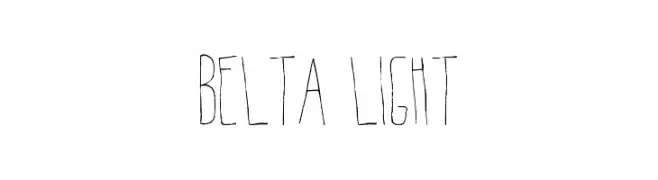 Belta Light  免费字体下载