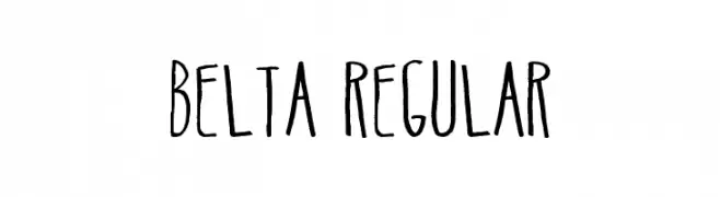 Belta Regular  免费字体下载