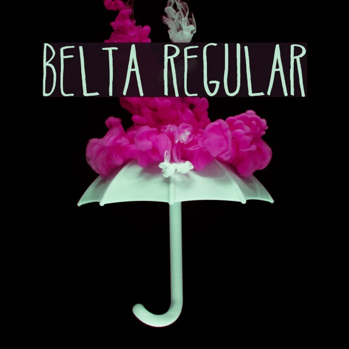 Belta Regular Font examples