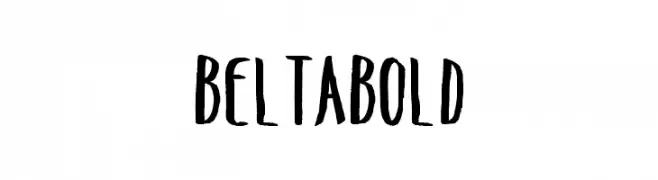 BeltaBold  免费字体下载