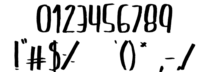 BeltaBold Font OTHER CHARS