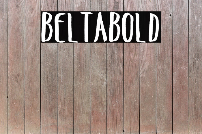 BeltaBold Font examples