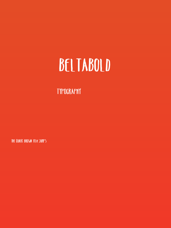 BeltaBold Poster
