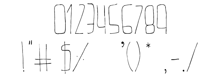 BeltaLight Font OTHER CHARS