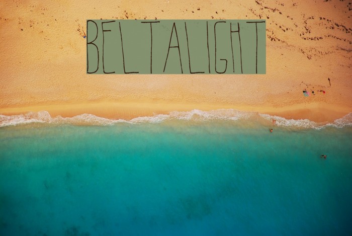 BeltaLight Font examples