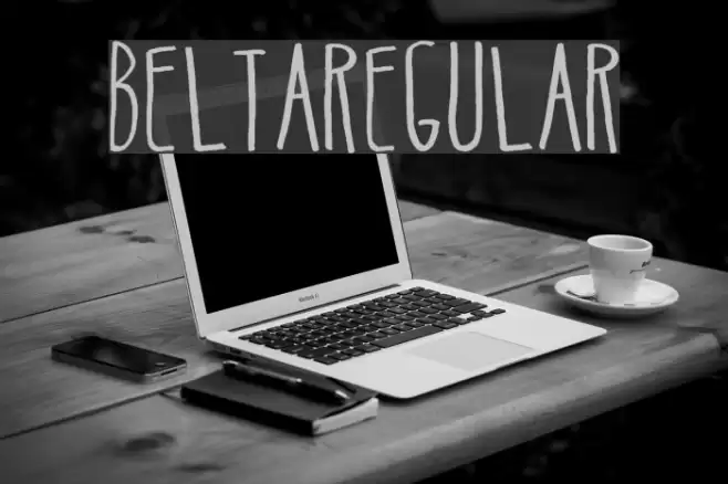 BeltaRegular Font examples