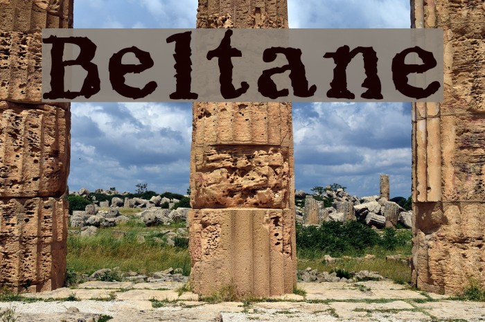 Beltane Font examples
