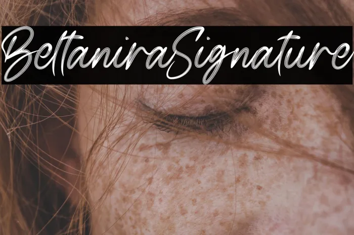 Beltanira Signature Example 3